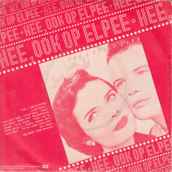 J. Geils Band - Come Back Vinyl Singles Vinyl Very Good (VG) <br> Hoes Good Plus (G+)