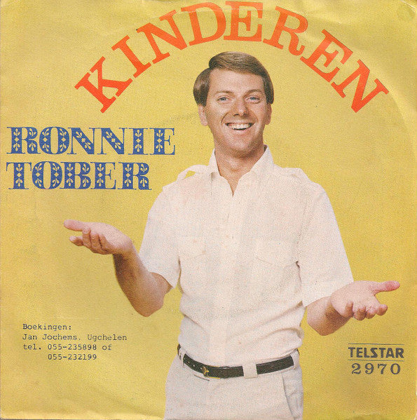 Ronnie Tober - De Zon In M'n Hart Vinyl Singles Vinyl Goed / Hoes Sticker