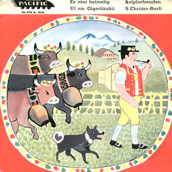 Landlerkapelle Alperosli - Es Tont Heimelig Vinyl Singles EP Vinyl Very Good (VG) <br> Hoes Good Plus (G+)