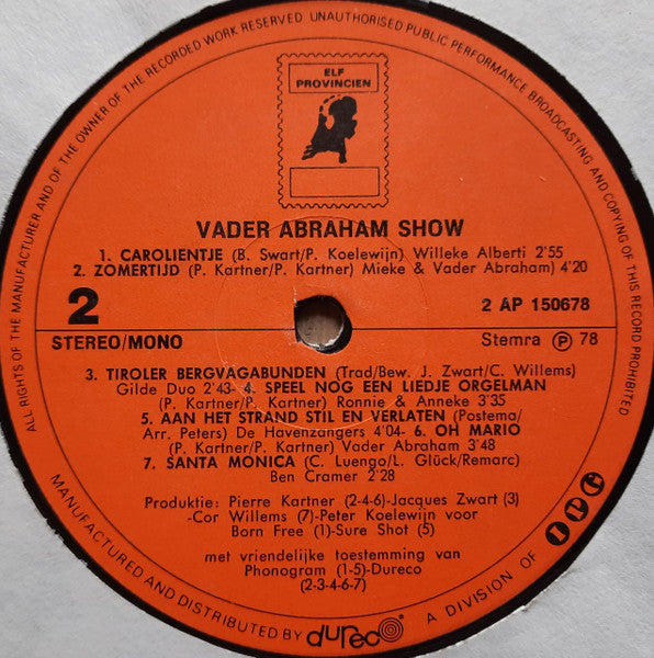 Various - Vader Abraham Show (LP) Vinyl LP