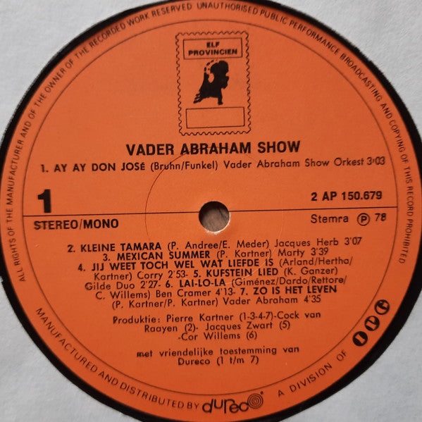 Various - Vader Abraham Show (LP) Vinyl LP