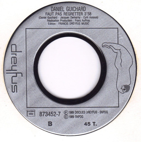 Daniel Guichard - Je T'aime Tant Je T'aime Trop Vinyl Singles Vinyl Very Good (VG) <br> Hoes Good Plus (G+)