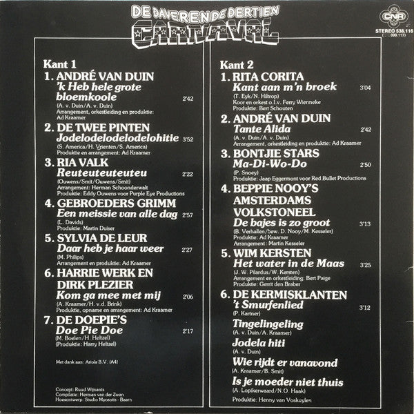 Various - De Daverende Dertien Carnaval (LP) 52010