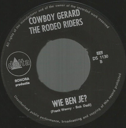 Cowboy Gerard- Het Spel Kaarten Vinyl Singles Vinyl Zeer Goed / Hoesje Generic "VINYLSINGLES.NL"