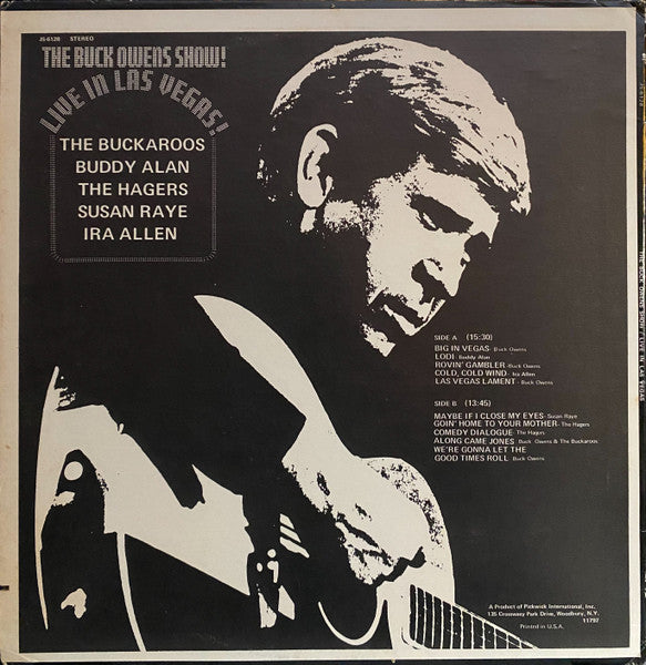 Buck Owens - The Buck Owens Show Live In Las Vegas (LP) Vinyl LP Vinyl Very Good (VG) <br> Hoes Good Plus (G+)