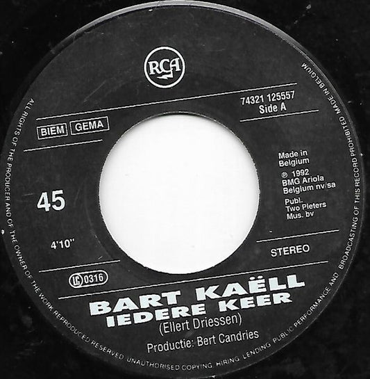 Bart Kaëll - Iedere Keer