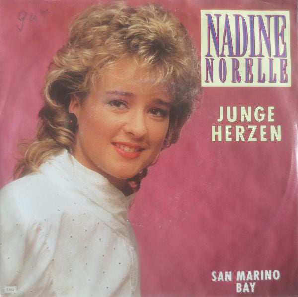 Nadine Norell - Junge Herzen Vinyl Singles Vinyl Very Good (VG) <br> Hoes Good Plus (G+)
