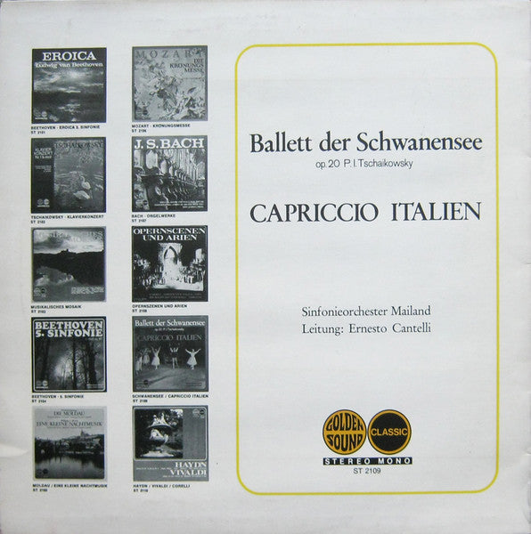 Pyotr Ilyich Tchaikovsky - Ballett Der Schwanensee (Op. **) (LP) Vinyl LP Vinyl Very Good (VG) <br> Hoes Good Plus (G+)