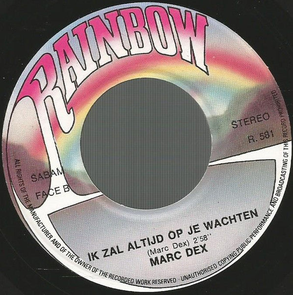 Marc Dex - Als Je Eenzaam Bent Vinyl Singles Vinyl Very Good (VG) <br> Hoes Good Plus (G+)