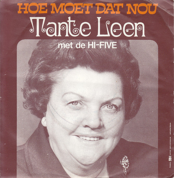 Johnny Jordaan / Tante Leen - Bedankt Lieve Mensen Vinyl Singles Vinyl Very Good (VG) <br> Hoes Good Plus (G+)