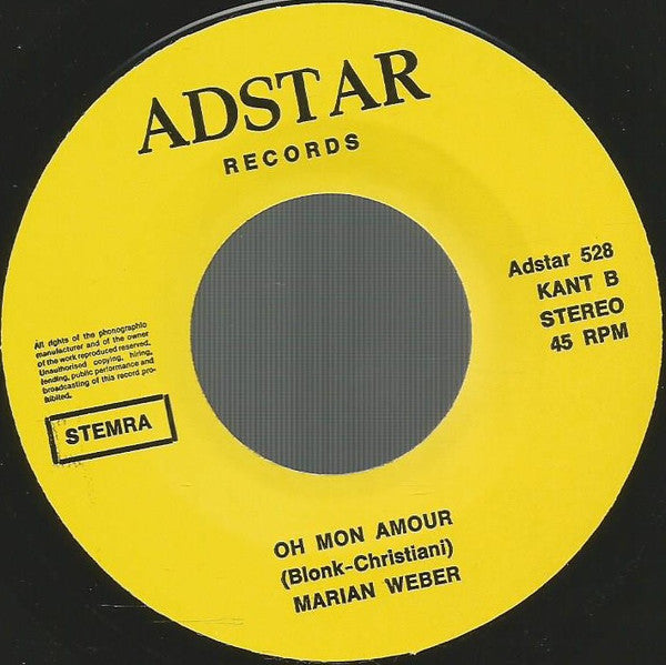 Marian Weber - Het Duivenvrouwtje (Marianne Weber) Vinyl Singles Vinyl Very Good (VG) <br> Hoes Good Plus (G+)