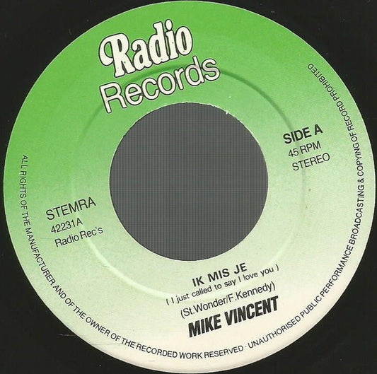 Mike Vincent - Ik Mis Je