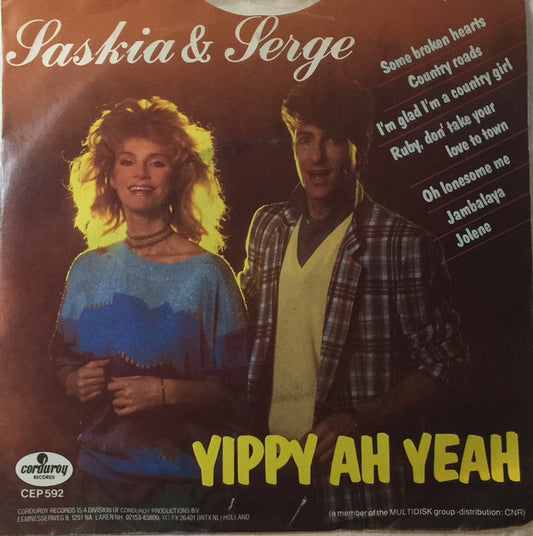 Saskia & Serge - Yippy Ah Yeah 13335 Vinyl Singles Vinyl Zeer Goed / Hoesje Goed "VINYLSINGLES.NL"