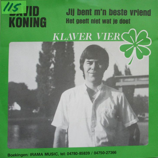 David Koning - Jij Bent M'n Beste Vriend Vinyl Singles Vinyl Very Good (VG) <br> Hoes Good Plus (G+)