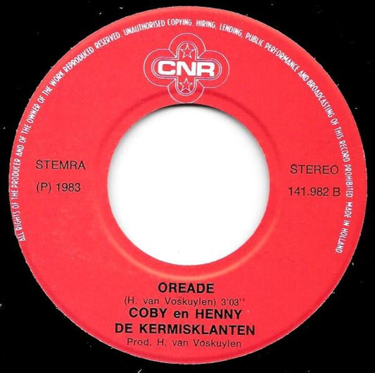 Kermisklanten - Mistral Vinyl Singles Vinyl Zeer Goed / Hoesje Goed "VINYLSINGLES.NL"