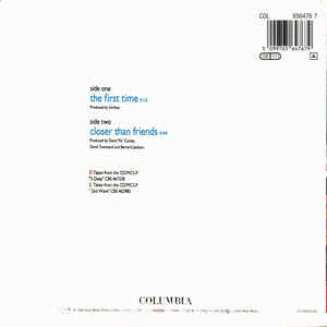 Surface - The First Time Vinyl Singles Vinyl Very Good (VG) <br> Hoes Good Plus (G+)