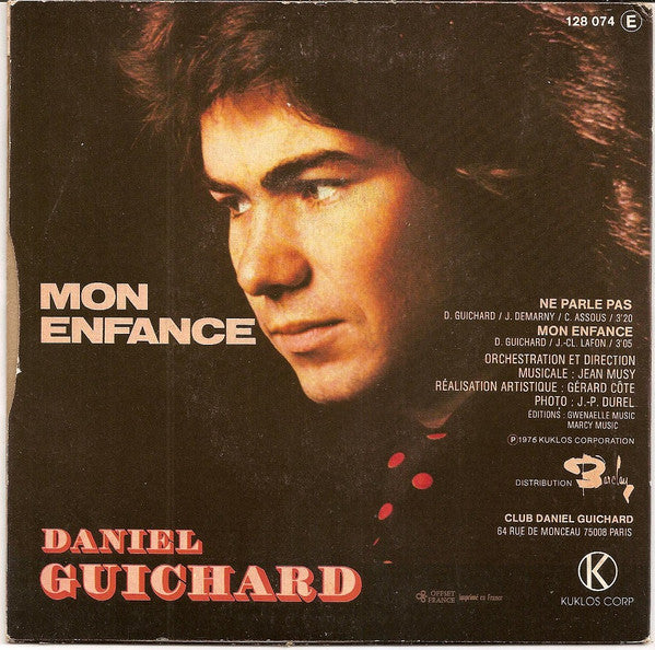 Daniel Guichard - Ne Parle Pas Vinyl Singles Vinyl Very Good (VG) <br> Hoes Good Plus (G+)