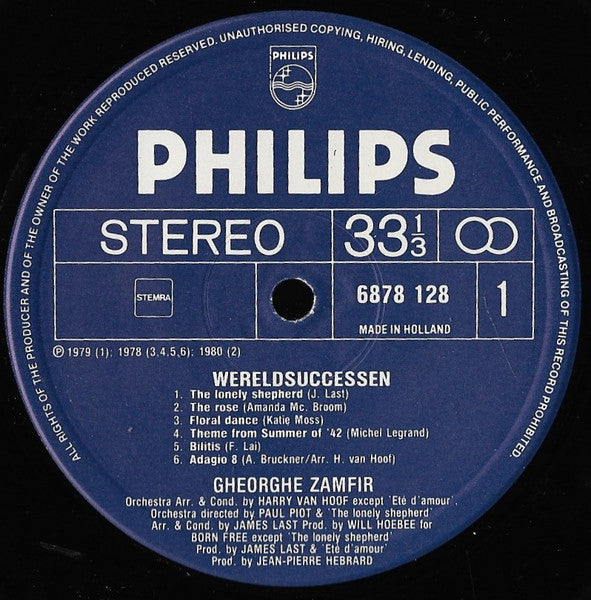 Gheorghe Zamfir - Wereldsuccessen - Zijn 24 Mooiste Melodieën (LP) Vinyl LP