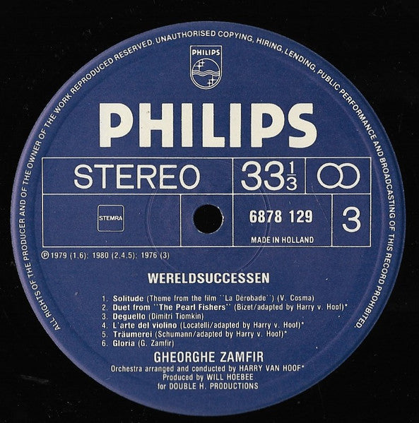 Gheorghe Zamfir - Wereldsuccessen - Zijn 24 Mooiste Melodieën (LP) Vinyl LP