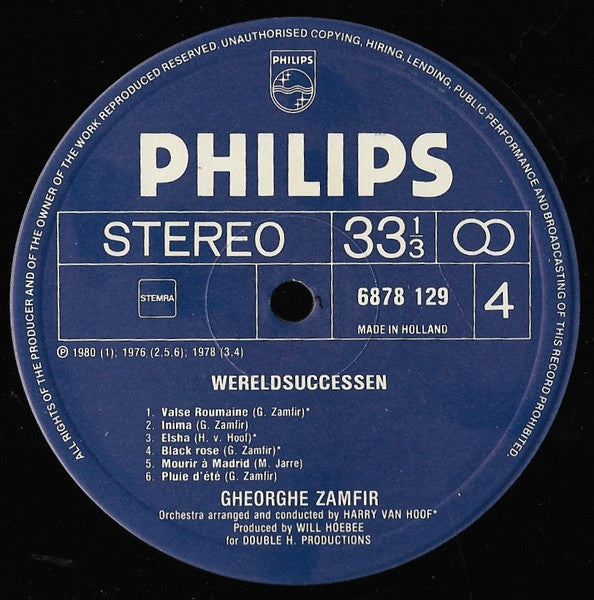 Gheorghe Zamfir - Wereldsuccessen - Zijn 24 Mooiste Melodieën (LP) Vinyl LP