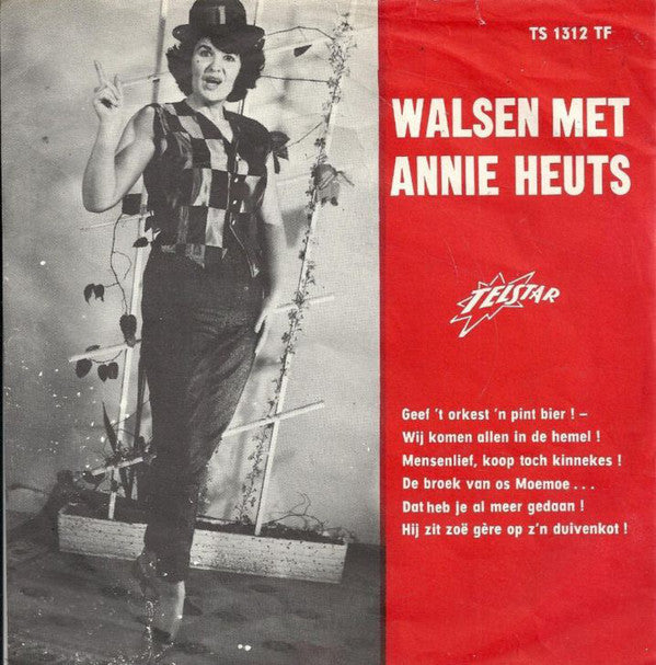 Annie Heuts - Walsen Met Annie Heuts Vinyl Singles Vinyl Very Good (VG) <br> Hoes Good Plus (G+)