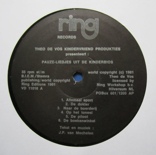 Kinderbios - Hoogtepunten Uit AVRO's Kinderbios (LP) Vinyl LP Vinyl Zeer Goed / Hoesje Goed "VINYLSINGLES.NL"