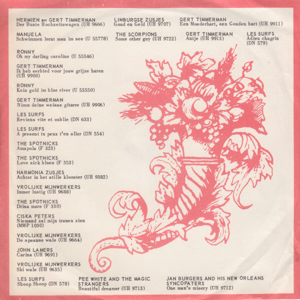 Jerry Bey – Zilverdraden Tussen 't Goud Vinyl Singles Vinyl Very Good (VG) <br> Hoes Good Plus (G+)