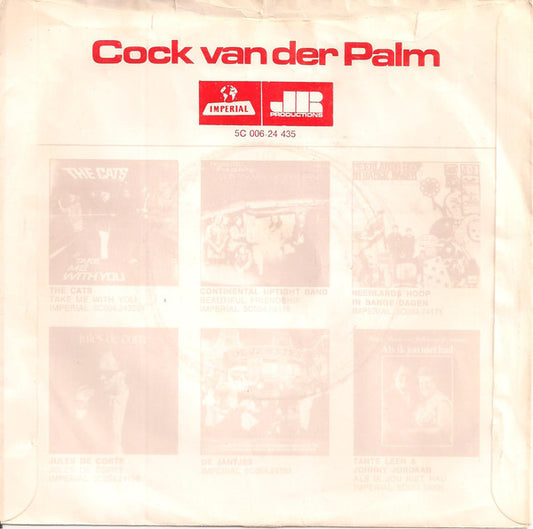 Cock van der Palm - Mira 43383 Vinyl Singles Vinyl Zeer Goed / Hoesje Goed "VINYLSINGLES.NL"