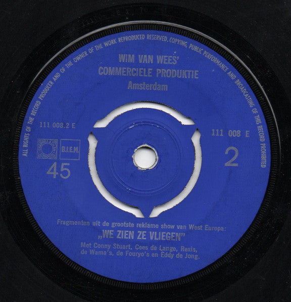 Various - We Zien Ze Vliegen Vinyl Singles Vinyl Very Good (VG) <br> Hoes Good Plus (G+)