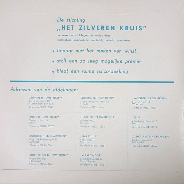 No Artist - Op Uw Gezondheid Vinyl Singles Vinyl Very Good (VG) <br> Hoes Good Plus (G+)