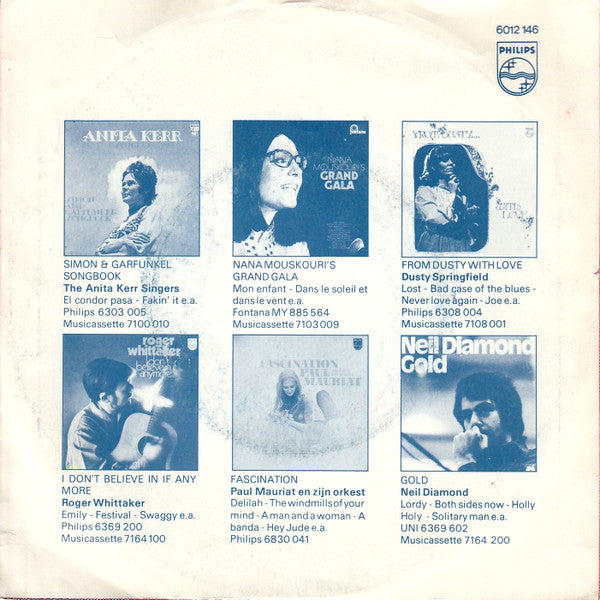 Leon de Graaff - Pittsburgh In The Rain Vinyl Singles Vinyl Very Good (VG) <br> Hoes Good Plus (G+)