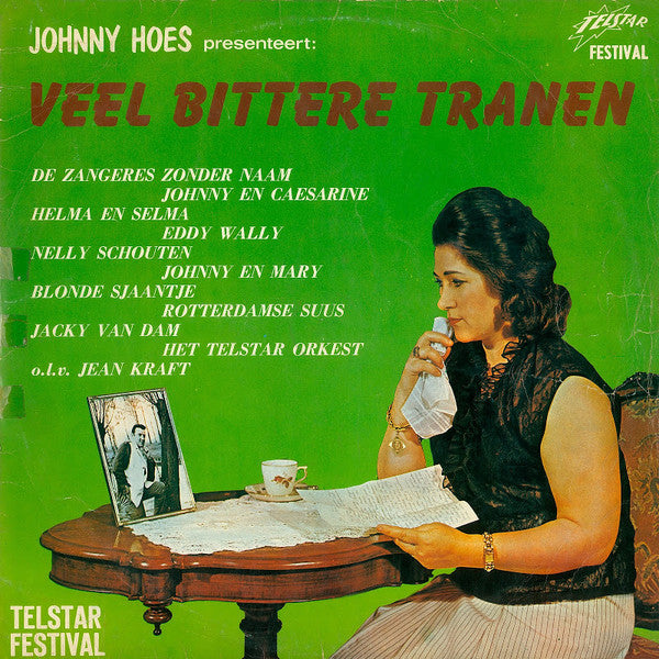 Zangeres Zonder Naam - Veel Bittere Tranen (LP) Vinyl LP Vinyl Very Good (VG) <br> Hoes Good Plus (G+)