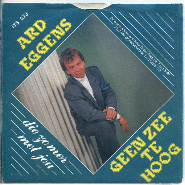 Ard Eggens - Geen Zee Te Hoog Vinyl Singles Vinyl Very Good (VG) <br> Hoes Good Plus (G+)