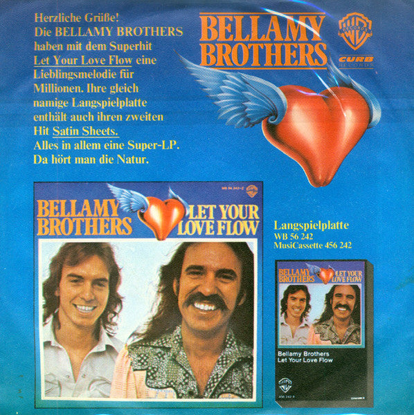 Bellamy Brothers - Satin Sheets Vinyl Singles Vinyl Very Good (VG) <br> Hoes Good Plus (G+)