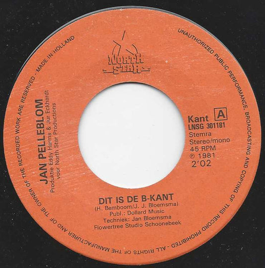 Jan Pelleblom - Dit Is De B-Kant