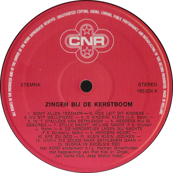 AVRO Kinderkoor - Zingen Bij De Kerstboom (LP) 50205 Vinyl LP
