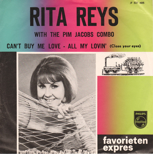 Rita Reys With The Pim Jacobs Combo - Can't Buy Me Love Vinyl Singles Vinyl Very Good (VG) <br> Hoes Good Plus (G+)
