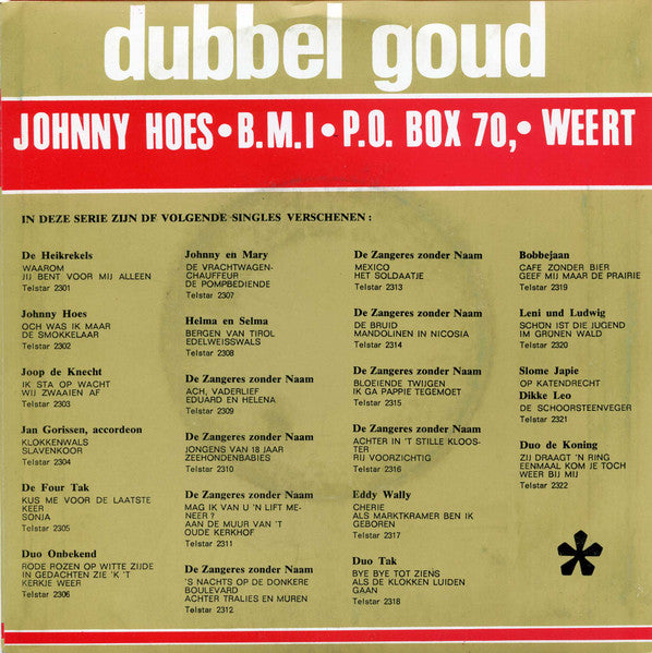 Helma & Selma - Bergen Van Tirol Vinyl Singles Vinyl Very Good (VG) <br> Hoes Good Plus (G+)