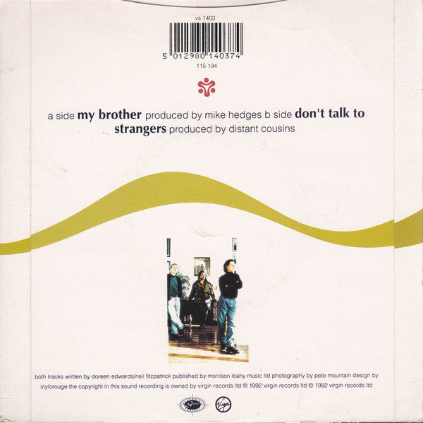 Distant Cousins - My Brother Vinyl Singles Vinyl Very Good (VG) <br> Hoes Good Plus (G+)