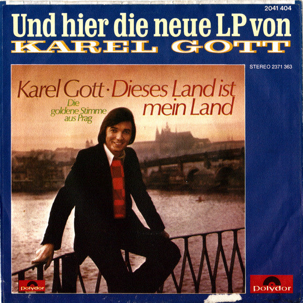 Karel Gott - Es Wird Schon Weitergeh'n Vinyl Singles Vinyl (VG) <br> Hoes (G+)