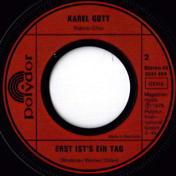 Karel Gott - Es Wird Schon Weitergeh'n Vinyl Singles