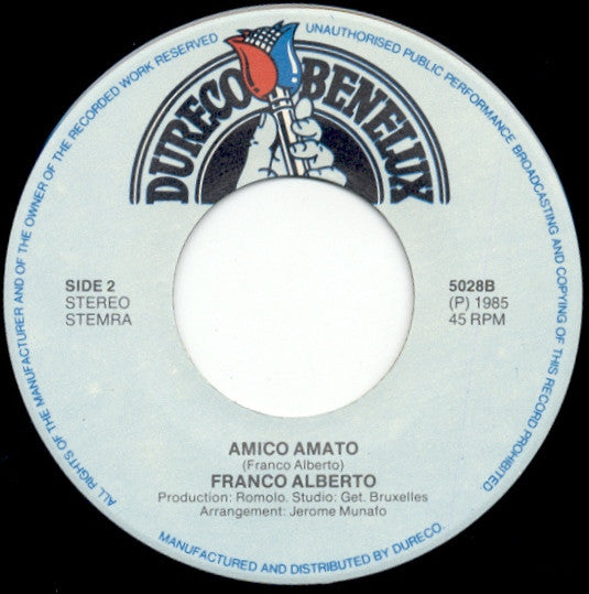 Franco Alberto - Asta Mañana Vinyl Singles