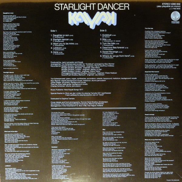 Kayak - Starlight Dancer (LP) Vinyl LP Vinyl Very Good (VG) <br> Hoes Good Plus (G+)