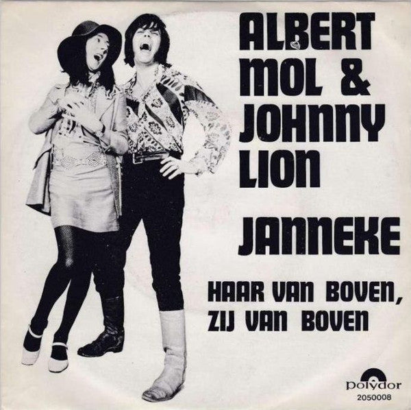 Albert Mol & Johnny Lion - Janneke Vinyl Singles Vinyl Very Good (VG) <br> Hoes Good Plus (G+)