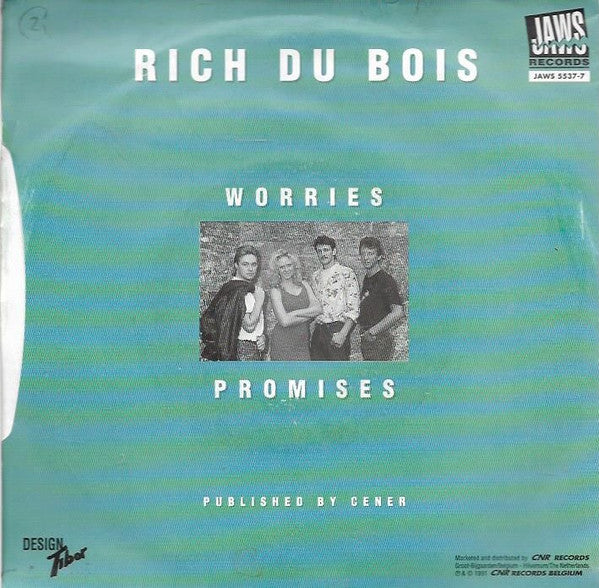 Rich Du Bois - Worries Vinyl Singles Vinyl Very Good (VG) <br> Hoes Good Plus (G+)