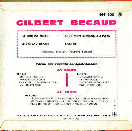 Gilbert Bécaud - La Grosse Noce