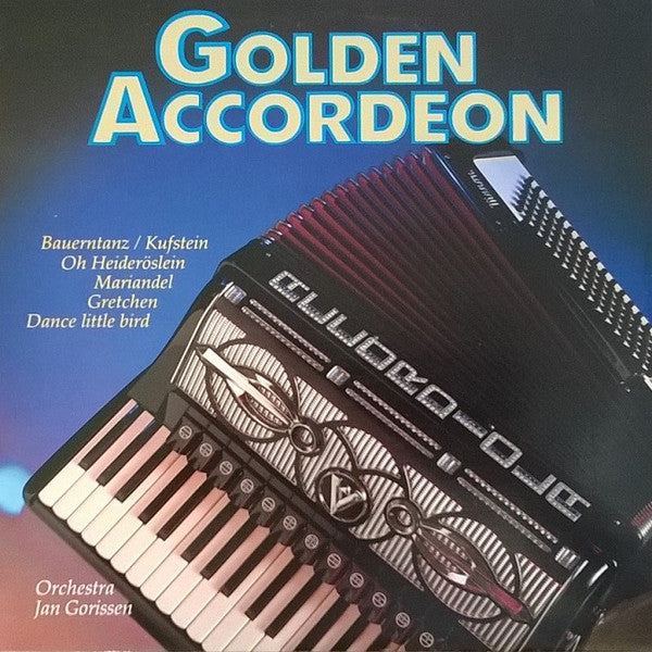 Orchestra Jan Gorissen - Golden Accordeon (LP) Vinyl LP Vinyl Very Good (VG) <br> Hoes Good Plus (G+)