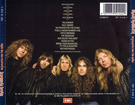 Iron Maiden - No Prayer For The Dying (CD) Compact Disc Vinyl Zeer Goed / Hoesje Goed "VINYLSINGLES.NL"