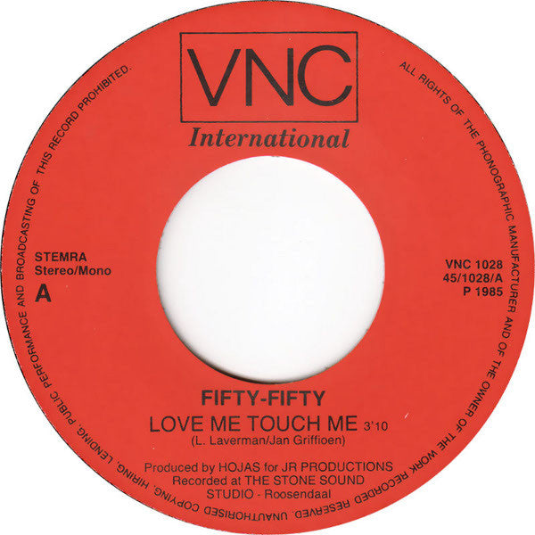 Fifty Fifty - Love Me Toch Me Vinyl Singles