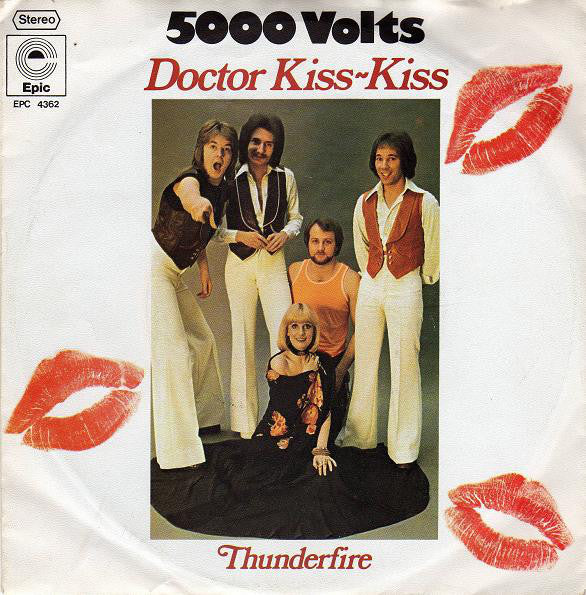 5000 Volts - Doctor Kiss-kiss Vinyl Singles Vinyl Very Good (VG) <br> Hoes Good Plus (G+)